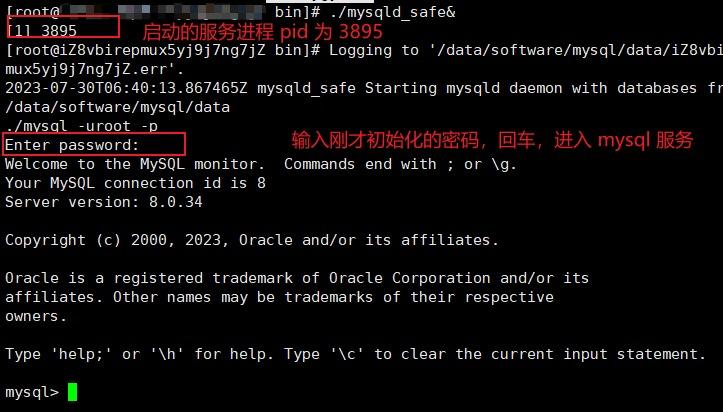 Mysql 服务启动