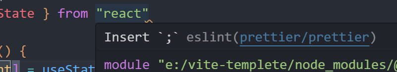 prettier 集成到 eslint