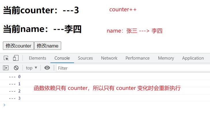 watchEffect基本使用